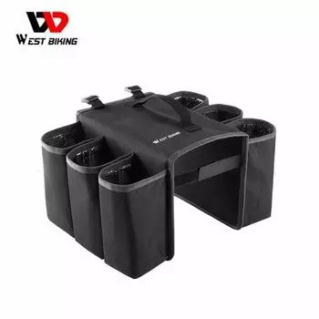 Велосипедная сумка для бутылок с напитками на заднем сиденье, велосипедная бутылка с водой, держатель для стакана с напитками, портативная вода для велоспорта