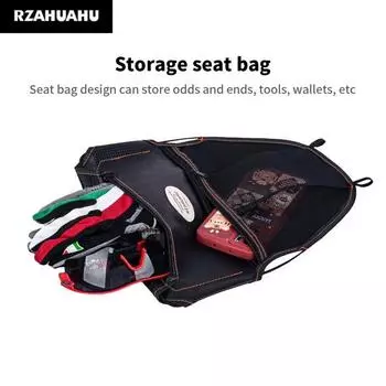 Велосипедная сумка для хранения мотоциклетного сиденья, черное противообрастающее покрытие, устойчивое к царапинам, ведро для электромобиля и скутера