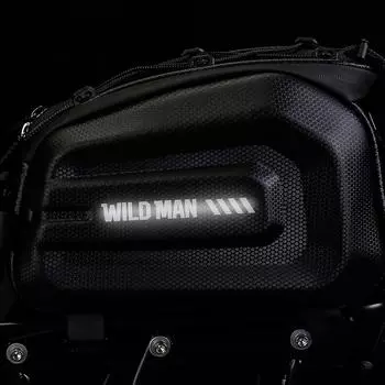 Велосипедная сумка EVA Hard Shell объемом 4 л - водонепроницаемые аксессуары для горного велосипеда чёрный