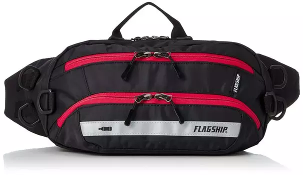 Велосипедная сумка Grande Hip Bag черного и красного цвета [флагманский] и FB-854