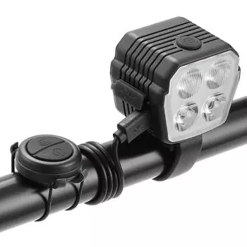 Велосипедная светодиодная фара/гудок 120 дБ для горного велосипеда, высокая ночная подзарядка, USB W2K9 Lig Water M1J7 Bicycle headlight-1pc