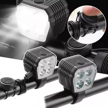 Велосипедная светодиодная фара/клаксон 120 дБ для горного велосипеда W2K9 яркость USB дорожный аккумулятор для велосипеда W2C2 Bicycle headlight-1pc