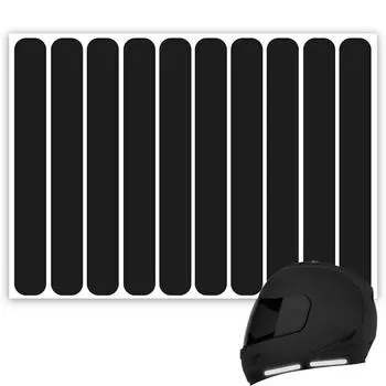 Велосипедная светоотражающая лента Водонепроницаемые светоотражающие наклейки Наклейки для велосипеда Высокая видимость Ночная безопасность Для мотоциклов Велосипедов чёрный