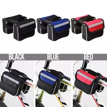 Велосипедная верхняя трубка, рама, сумка-держатель, универсальная сумка для велосипеда MTB для iphone samsung xiaomi, чехол для телефона, чехол для велосипеда, аксессуары для велоспорта Universal красный