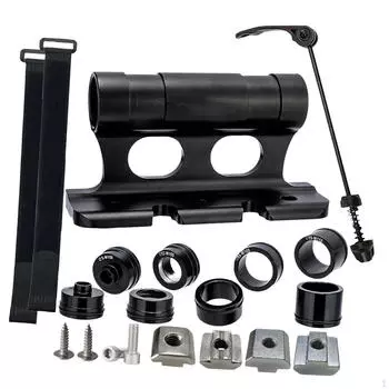 Велосипедная вилка крепление блокировка передний велосипед быстросъемный крепеж оборудование велосипедная стойка фиксированный зажим для автомобиля чёрный