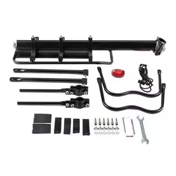 Велосипедная задняя стойка Quick Release велосипедная рама заднего сиденья Mtb Хвостовая стойка для велосипедных аксессуаров чёрный