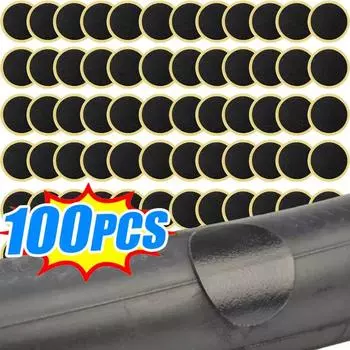 Велосипедная заплатка для покрышек без клея, универсальная, 2,5 см, заплатка для ремонта проколов велосипедных покрышек, защитная заплатка для ремонта внутренней покрышки