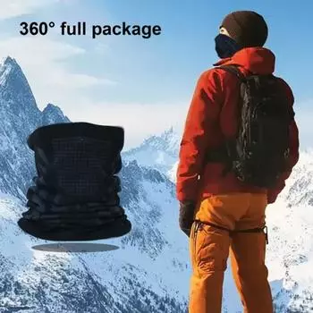 Велосипедная защита для лица теплая зимняя холодная погода на открытом воздухе лыжный ветрозащитный шлем для мотоциклиста подкладка шапка шейный гетр балаклава капюшон бандана шарф зелёный