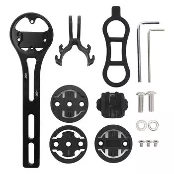 Велосипедное крепление для компьютера, алюминиевый сплав, комплект адаптеров для крепления компьютера с камерой и фонарем