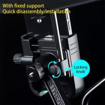 Велосипедное крепление для телефона с поддержкой 360 градусов, амортизирующая ячейка, универсальная мотоциклетная навигация по телефону с зонтиком для велосипеда C