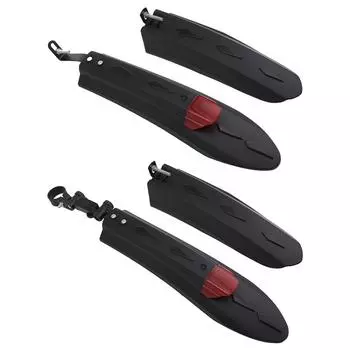 Велосипедное крыло, расширенное, удлиненное, защита от брызг, регулируемая защита колеса с задним фонарем, MTB, велосипедное крыло, аксессуары для велосипеда plastic card