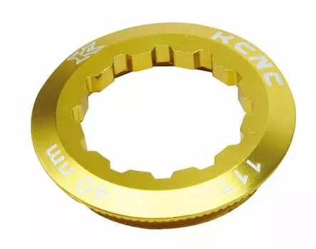 Велосипедное легкое стопорное кольцо звездочки KCNC Shimano 11T Gold золотой