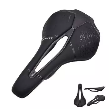 Велосипедное седло из углеродного волокна, ультралегкое, 118 г, с низким отталкиванием, дышащее, спортивное седло, шоссейное велосипедное седло для кроссового велосипеда, карбоновое седло (Гонки - 118 г)