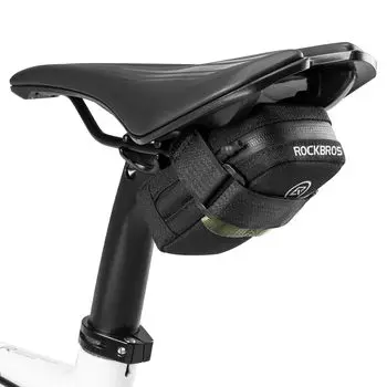 Велосипедное седло ROCKBROS для шоссейного велосипеда, мини-велосипед, ультра-аксессуар, удобный, поставляется со светоотражающими элементами, легко устанавливается, сумка, размер, сумка, маленькая, легкая,