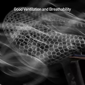 Велосипедное седло с 3D-печатью. Удобная сотовая подушка сиденья для шоссейного велосипеда MTB. Type A