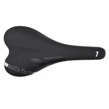 Велосипедное седло Selle Italia Uni X1, одноразмерное, черное, чёрный
