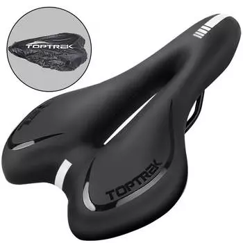 Велосипедное седло Toptrek GEL Shock Удобное полое седло MTB