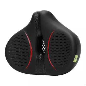 Велосипедное седло велосипедное седло широкое водонепроницаемое короткое универсальное седло из полиуретана для стационарного велосипеда Black Blue