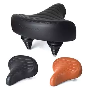 Велосипедное сиденье для мужчин и женщин Велосипедное сиденье Подушка для велосипеда Седло для горного/шоссейного велосипеда чёрный