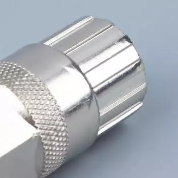 Велосипедное стопорное кольцо с муфтой свободного хода, инструмент для ремонта велосипеда для поворотного маховика серебряный