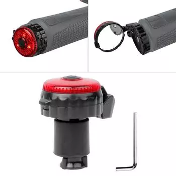 Велосипедное зеркало для руля, мини-зеркало заднего вида, складной держатель для руля, зеркало на конце руля