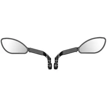 Велосипедное зеркало, регулируемый велосипедный отражатель заднего прицела, широкий диапазон линз из нержавеющей стали Left