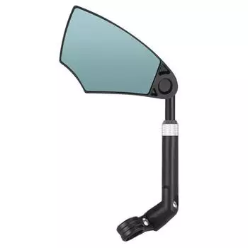 Велосипедное зеркало заднего вида, вращающееся на 360 градусов, с регулируемыми углами, выдвижной ручкой, легко устанавливается, широкий обзор, более четкое зрение, крепление на руль Left