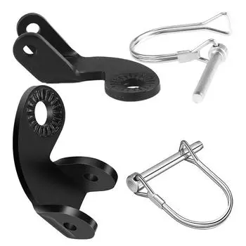 Велосипедные адаптеры 90/135 градусов сцепное устройство для велосипедного прицепа, простое в использовании, черное Traction head -90 degrees