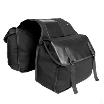 Велосипедные двойные корзины для велосипеда, седло на заднее сиденье, черный