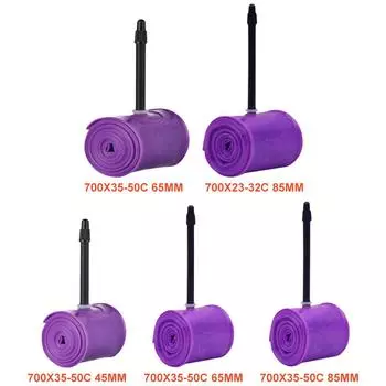 Велосипедные камеры 700C X 35-50C/23-32C с клапанами Presta длиной 45/65/85 мм, DE 700X23-32C 65MM