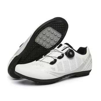 Велосипедные кроссовки MTB с шипами, мужские карбоновые спортивные туфли для скоростного велосипеда, женская обувь для горных гонок на плоской подошве SPD, обувь для шоссейного велоспорта 36