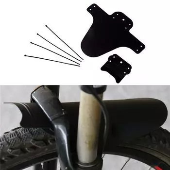 Велосипедные крылья Велосипедный брызговик для горных шоссейных велосипедов Регулируемые передние утолщенные крылья для горного велосипеда Аксессуары для горного велосипеда United States