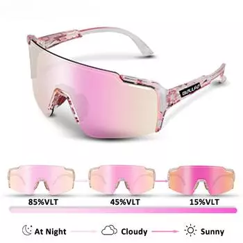 Велосипедные очки фотохромные солнцезащитные очки мужские женские очки для езды на горном велосипеде UV400 очки для езды на шоссейном велосипеде бег вождение спортивные велосипедные очки One Size&Multicolor