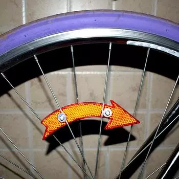 Велосипедные отражатели около 20 г, синие, совершенно новые, прочные, зеленые белый