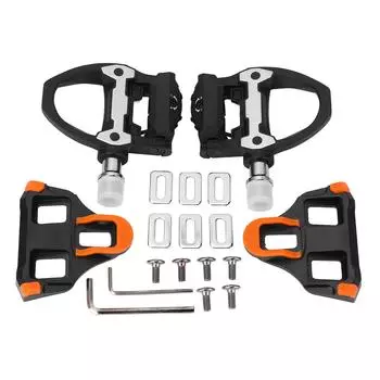 Велосипедные педали без зажимов, легкие, 14 мм, стандартные, с резьбовым отверстием, самоблокирующиеся, для шоссейного велосипеда с Clea