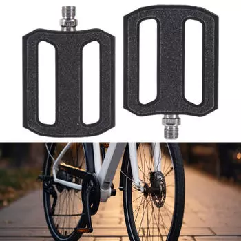 Велосипедные педали из алюминиевого сплава, велосипедный подшипник, матовая педаль для путешествий на улицу чёрный