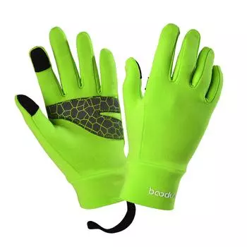Велосипедные перчатки для детей, противоскользящие велосипедные перчатки с полным пальцем на открытом воздухе, велосипедные перчатки с сенсорным экраном, 4-12 лет S