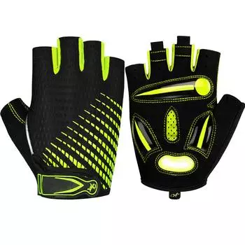 Велосипедные перчатки с половиной пальца, MTB, велосипедные перчатки, 5 мм, жидкие гелевые подушечки, амортизирующие перчатки для горного велосипеда, шоссейные велосипедные перчатки для мужчин и женщин S белый