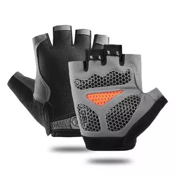 Велосипедные перчатки с половиной пальца, мужские дышащие противоскользящие велосипедные перчатки для горного велосипеда, летние перчатки для спортзала, йоги, спортивных тренировок, женские перчатки S