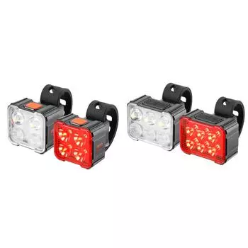 Велосипедные передние и задние фонари светодиодные велосипедные фонари аксессуары для велосипедистов (4 светодиода)