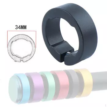 Велосипедные ручки, пряжка, замок, металлический конец руля велосипеда, 22,2 мм чёрный