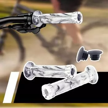 Велосипедные ручки руля Защитные ручки для велосипедов Резиновые ручки для езды Нескользящие ручки руля для улучшенного управления велосипедами армия зеленый