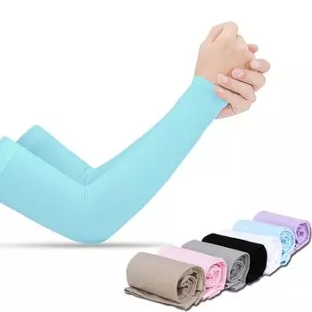 Велосипедные рукава Летние солнцезащитные рукава Дышащие анти-ультрафиолетовые прохладные манжеты Рукава Чехол для перчаток Защита от ультрафиолета