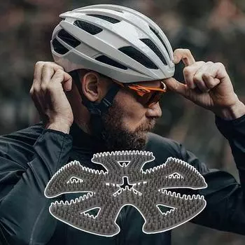 Велосипедные шлемы Накладки Гибкие охлаждающие шлемы Подкладка для шлемов Подкладка для шлемов Практичные шлемы Защитные накладки для шлемов розовый