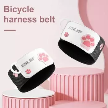 Велосипедные штаны с резинкой, розовые, кошачья лапка, эластичные, регулируемые, для мужчин и женщин, для езды на велосипеде