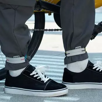 Велосипедные штаны Yousheng со светоотражающей лентой, высокой видимостью, эластичные, регулируемые, для мужчин и женщин, для ночного бега, предупреждающие ремешки на лодыжки, аксессуары для велоспорта флуоресцентный зеленый