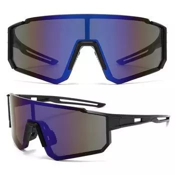 Велосипедные солнцезащитные очки с защитой от ультрафиолета MTB Велосипедные очки Велосипедные очки (Черный Синий)