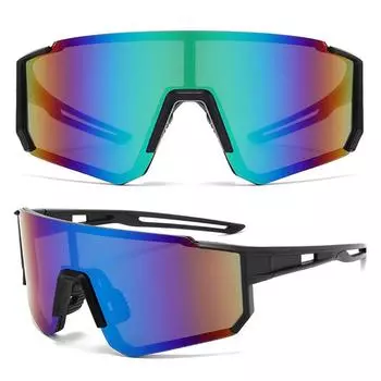 Велосипедные солнцезащитные очки с защитой от ультрафиолета MTB Велосипедные очки Велосипедные очки (Черный зеленый)