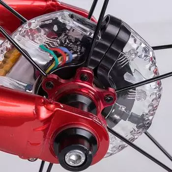 Велосипедные ступичные фонари 300 мАч цветные светодиодные велосипедные спицы фонари USB перезаряжаемые водонепроницаемые универсальные предупреждающие украшения для безопасности