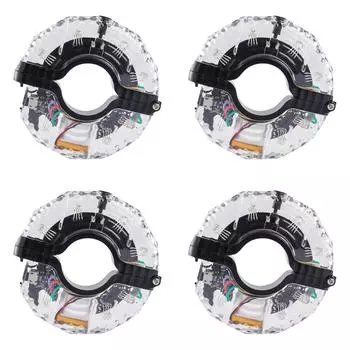 - Велосипедные ступичные фонари 300 мАч велосипедный предупреждающий фонарь универсальный велосипедный аксессуар